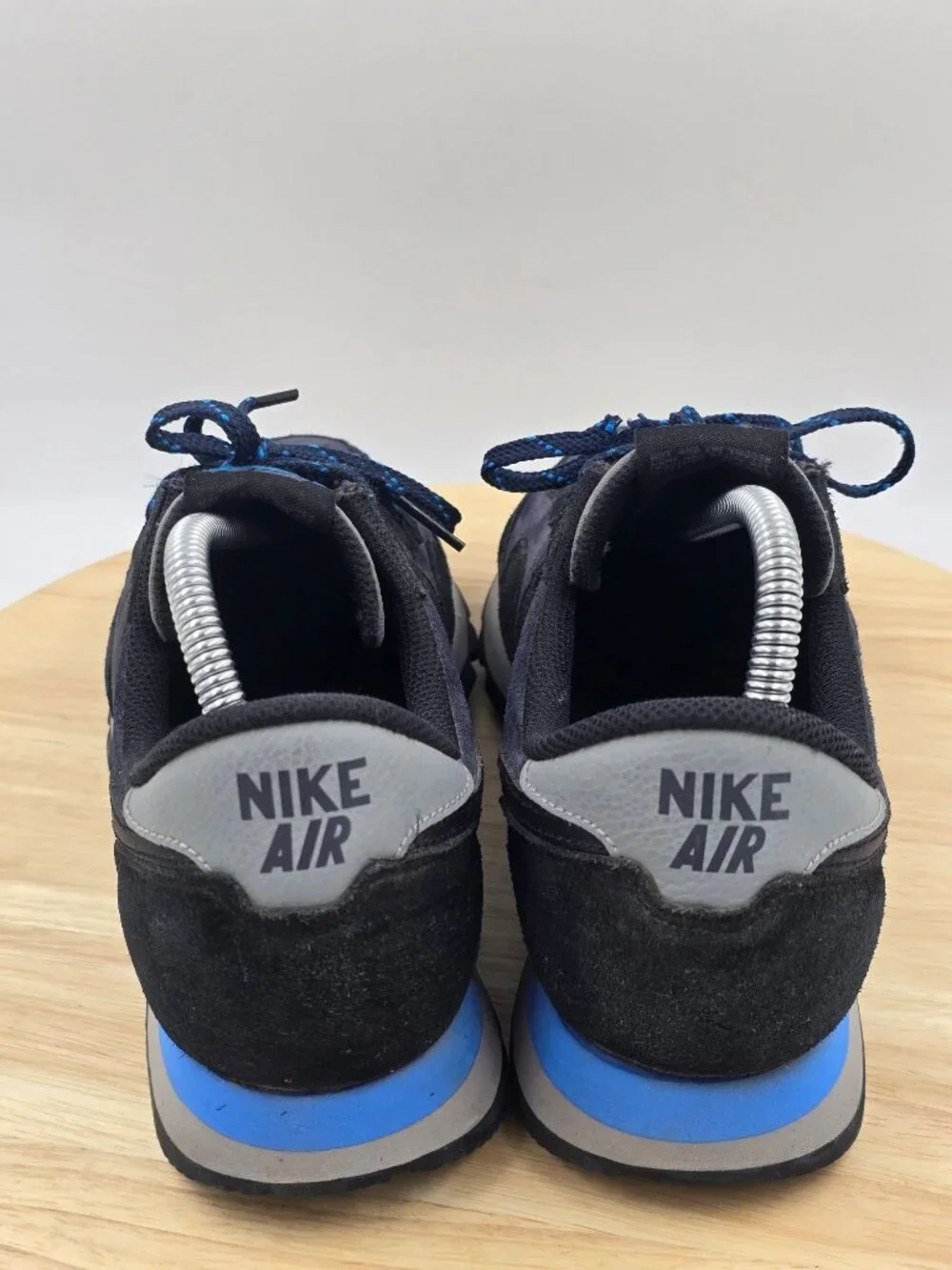 Nike Air Pegasus 83 Shoes Sneakers DX3738-400 Premium Black Navy Blue Men's 8.5